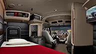 Peterbilt Model 589 On-Highway Interior Image of Cab and Sleeping Space - Thumbnail