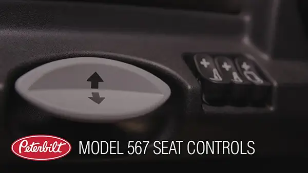 Model 567 Seat Controls